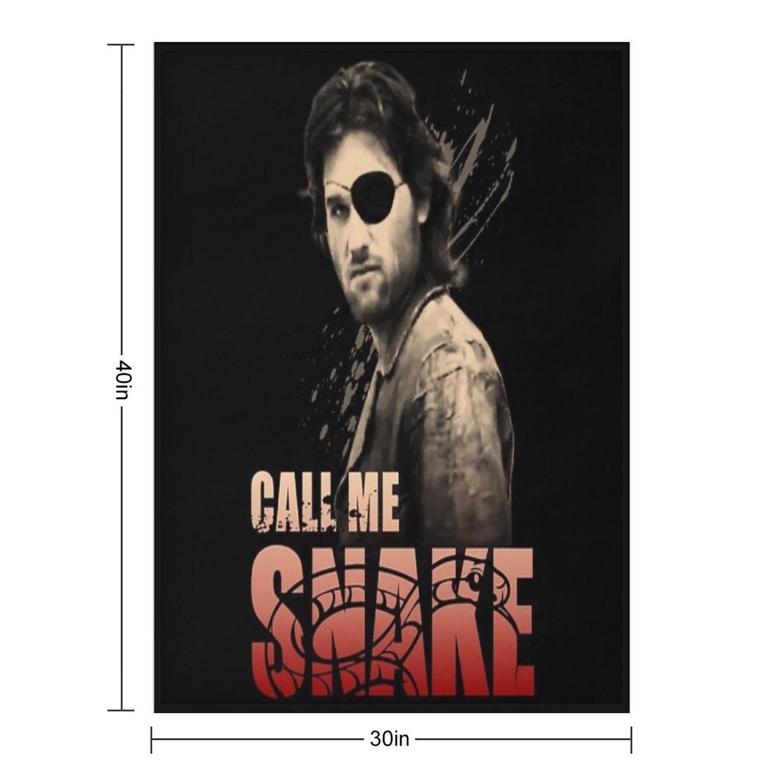 Call Me Snake Durable Throw Blanket