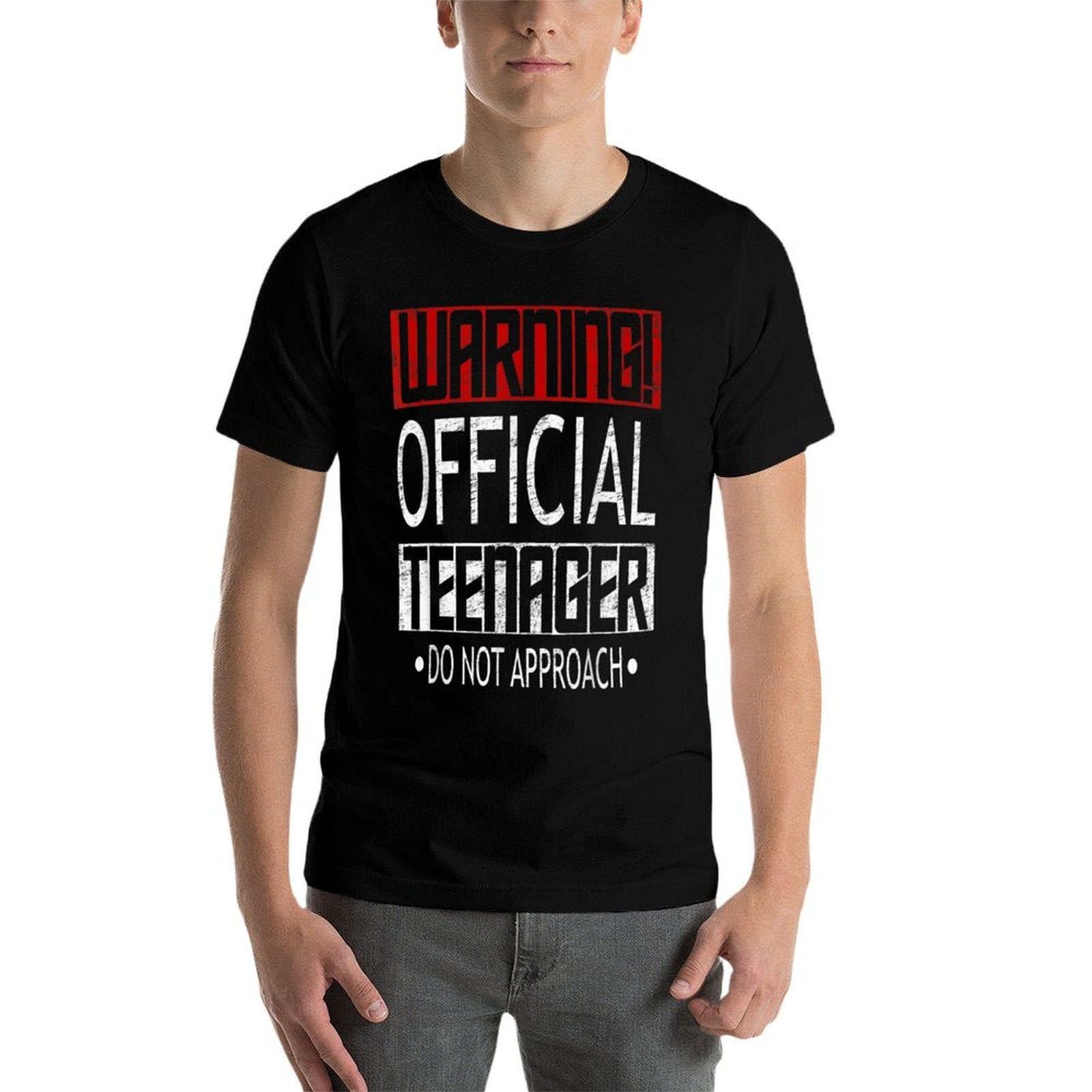 Warning Officialnager 13 Thirteen Year Old Birthday  Graphic-printed T-Shirt