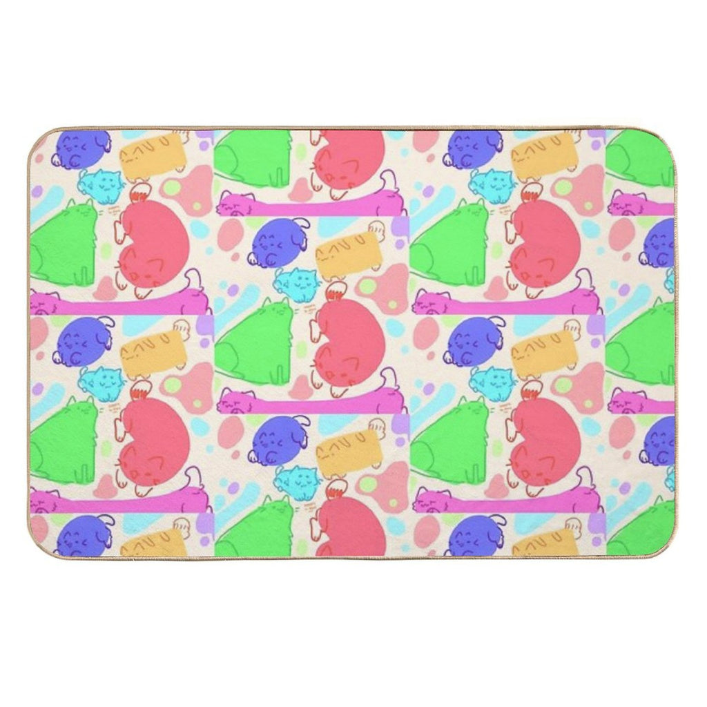 Crazy Cats  High-Traffic Bath Mat