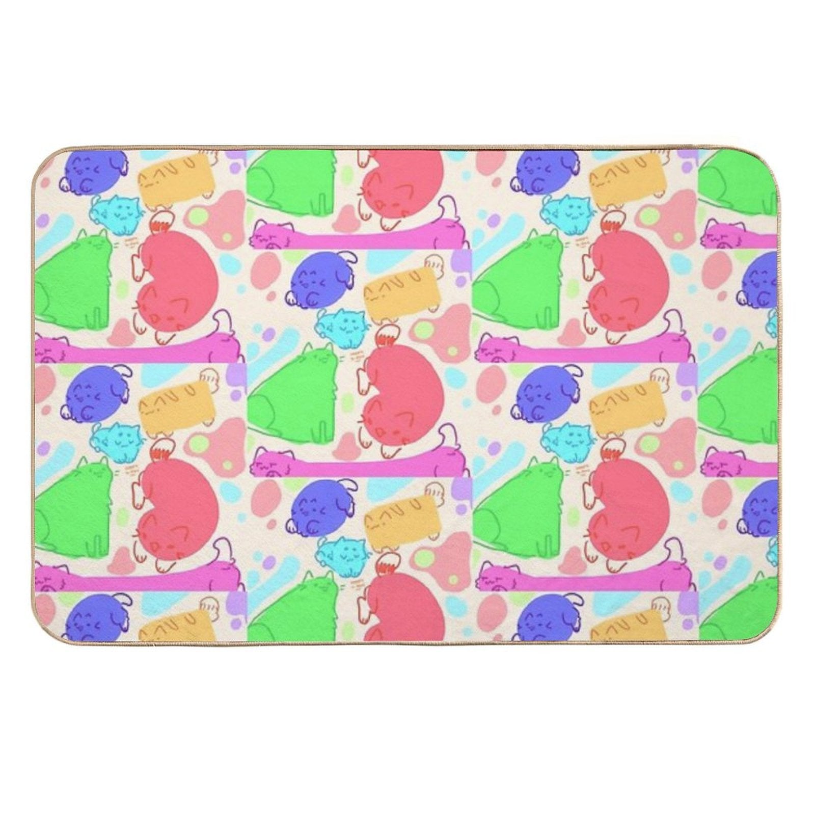 Crazy Cats  High-Traffic Bath Mat