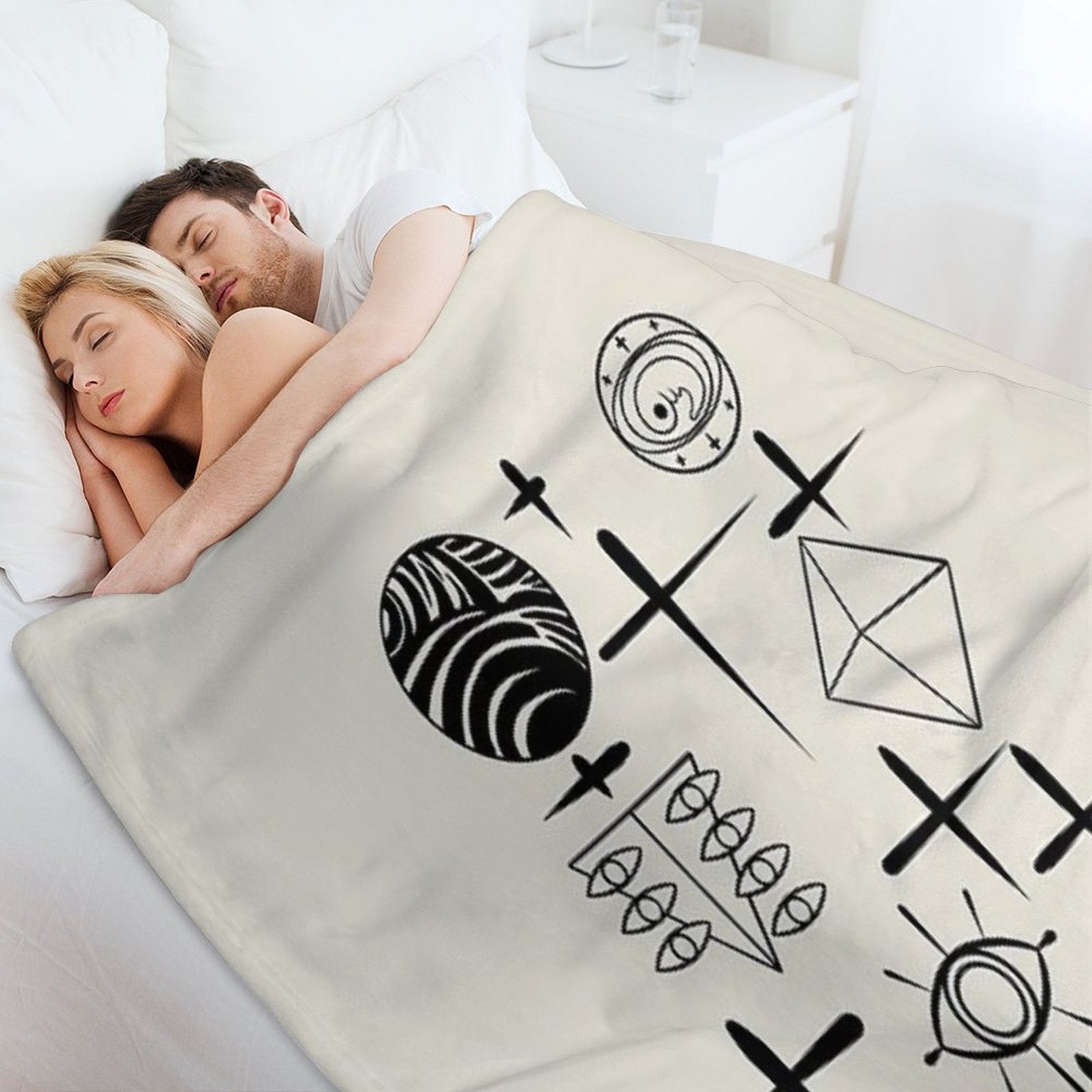 Evangelion Angels Eco-conscious Throw Blanket