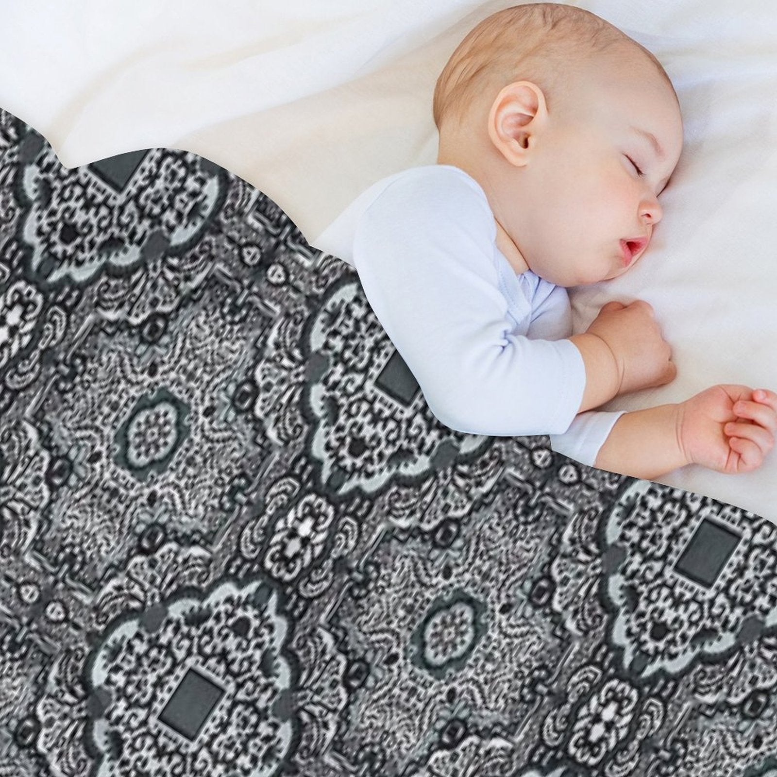 Shades of Gray Travel-friendly Throw Blanket