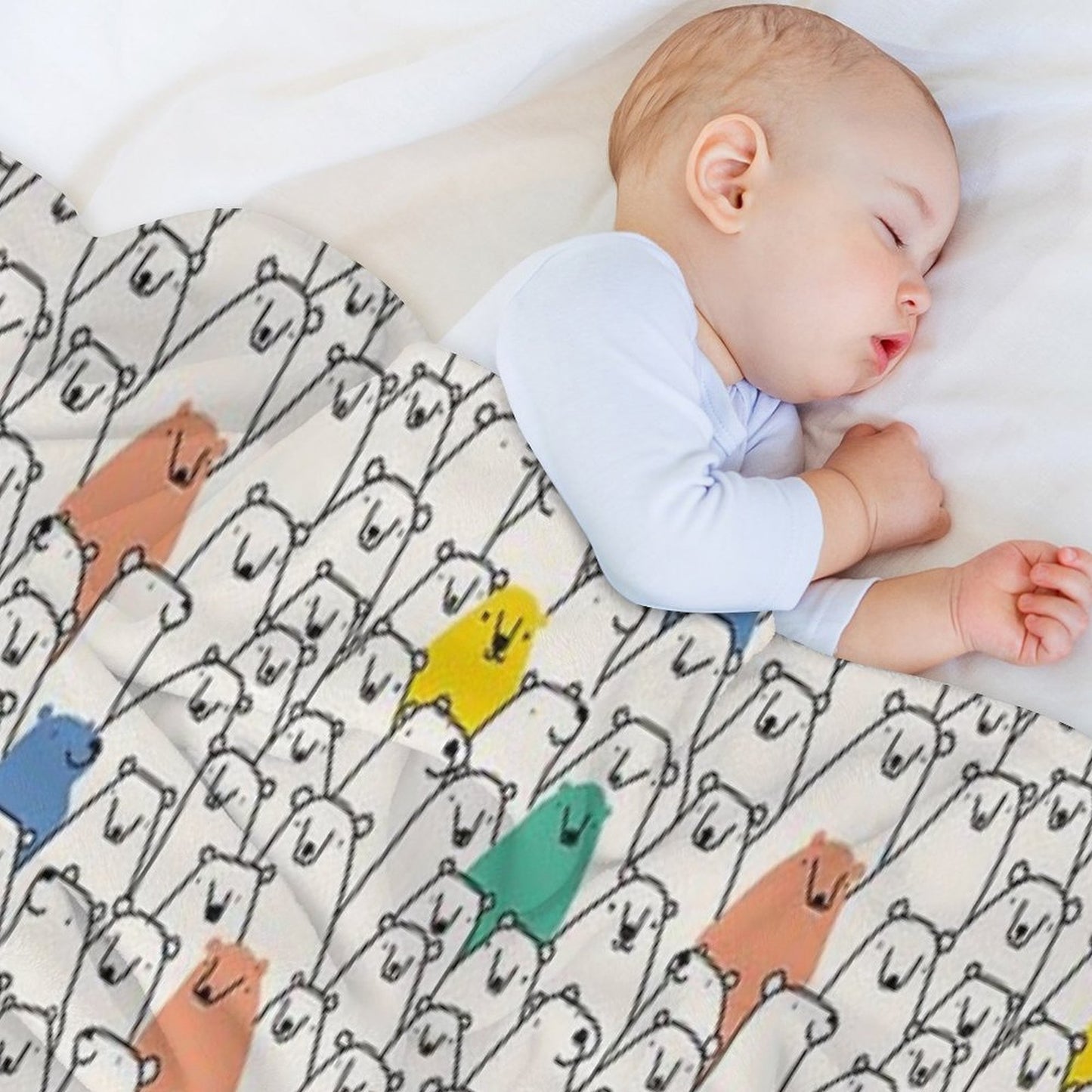 Bears Pattern Gift-ready Throw Blanket