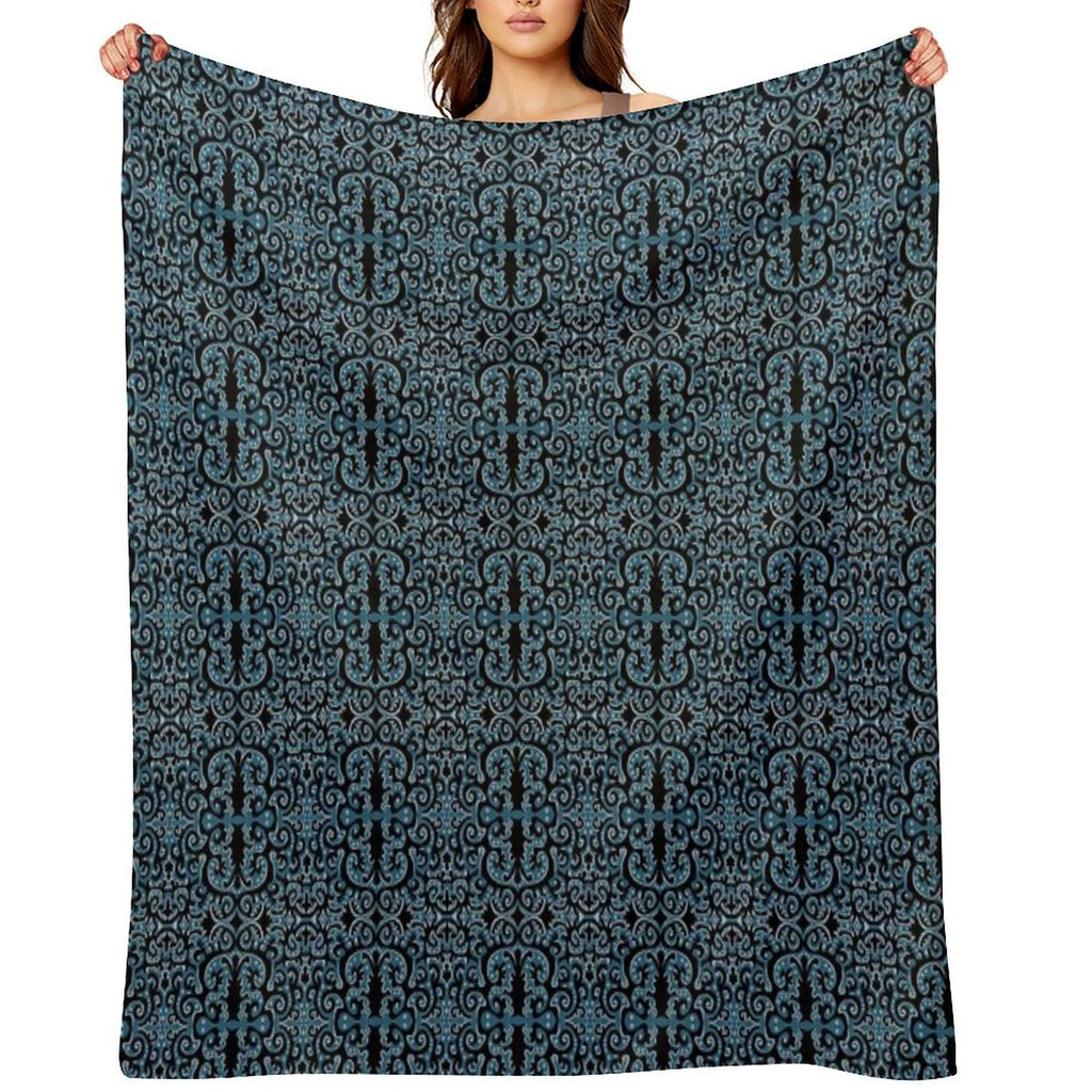 Pretty Paisley Teal Durable Throw Blanket