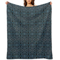 Pretty Paisley Teal Durable Throw Blanket
