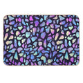 Iridescent Terrazzo Dark  Pet-Safe Bath Mat