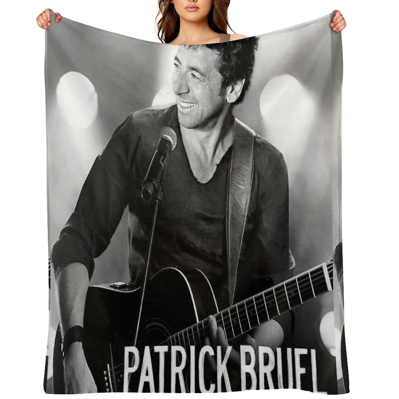 Thighaag Patrick Bruel Show Tour TOURNEE En ACOUSTIQUE 2022 Compact Throw Blanket