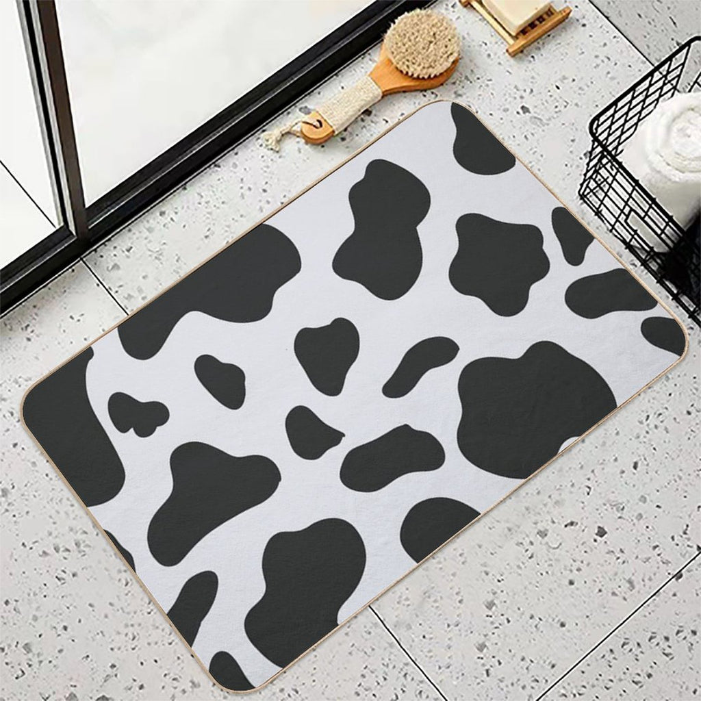 Cow Pattern  Absorbent Bath Mat