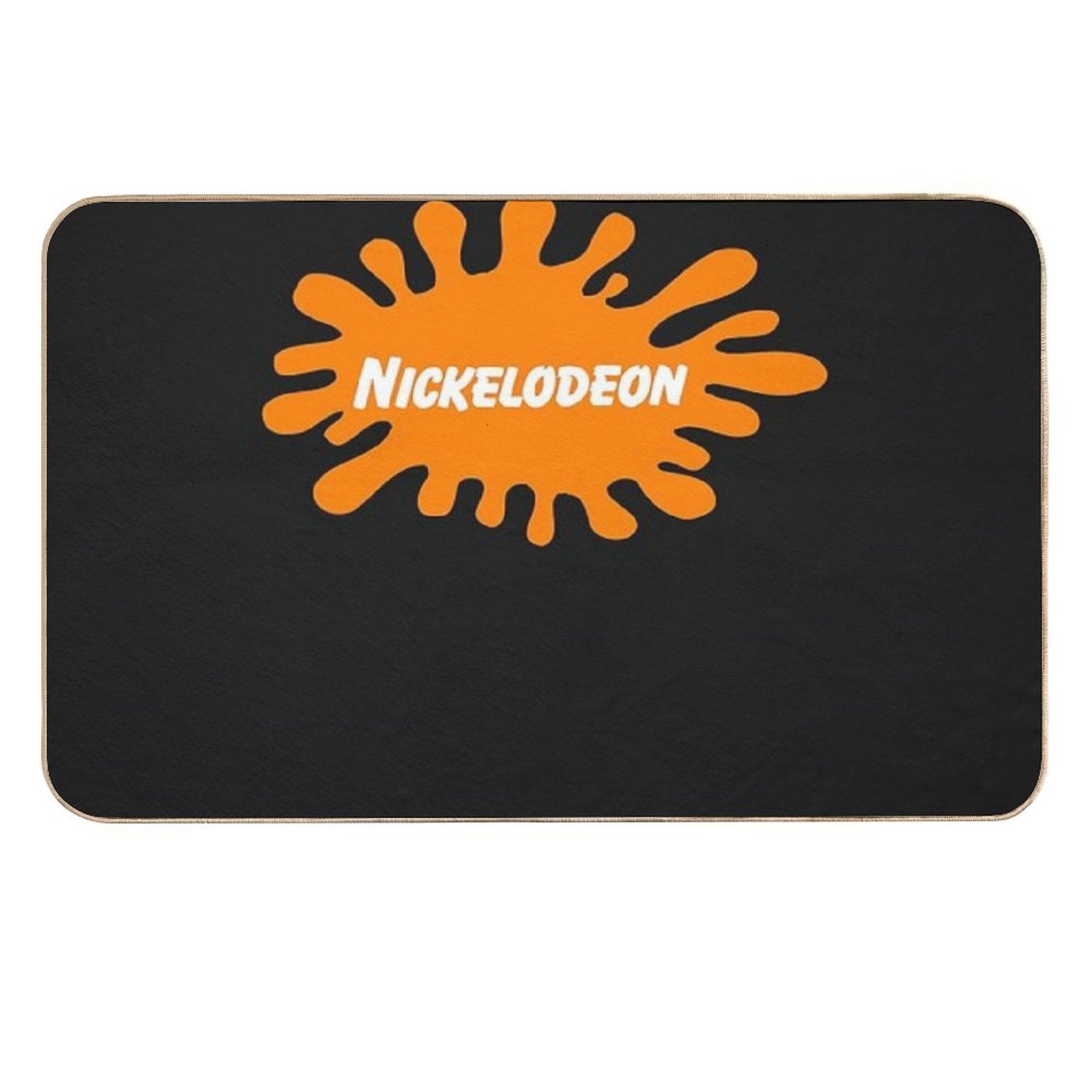 Nickelodeon Logo Classic T Shirt  Non-Slip Bath Mat