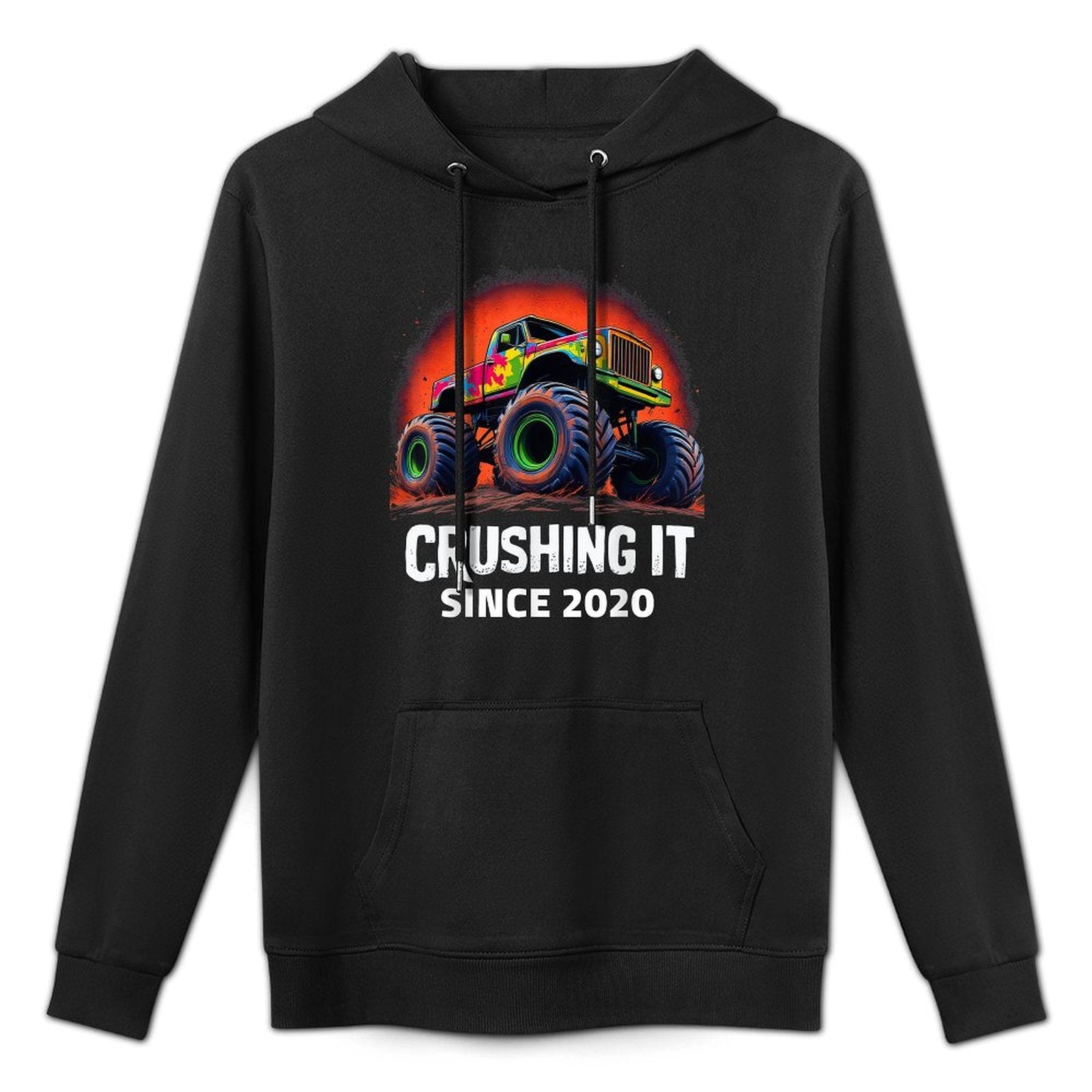 Im 5 Monster Truck 5 Birthday Boy Year Old 5th Party Born All-Day Comfort Hoodie