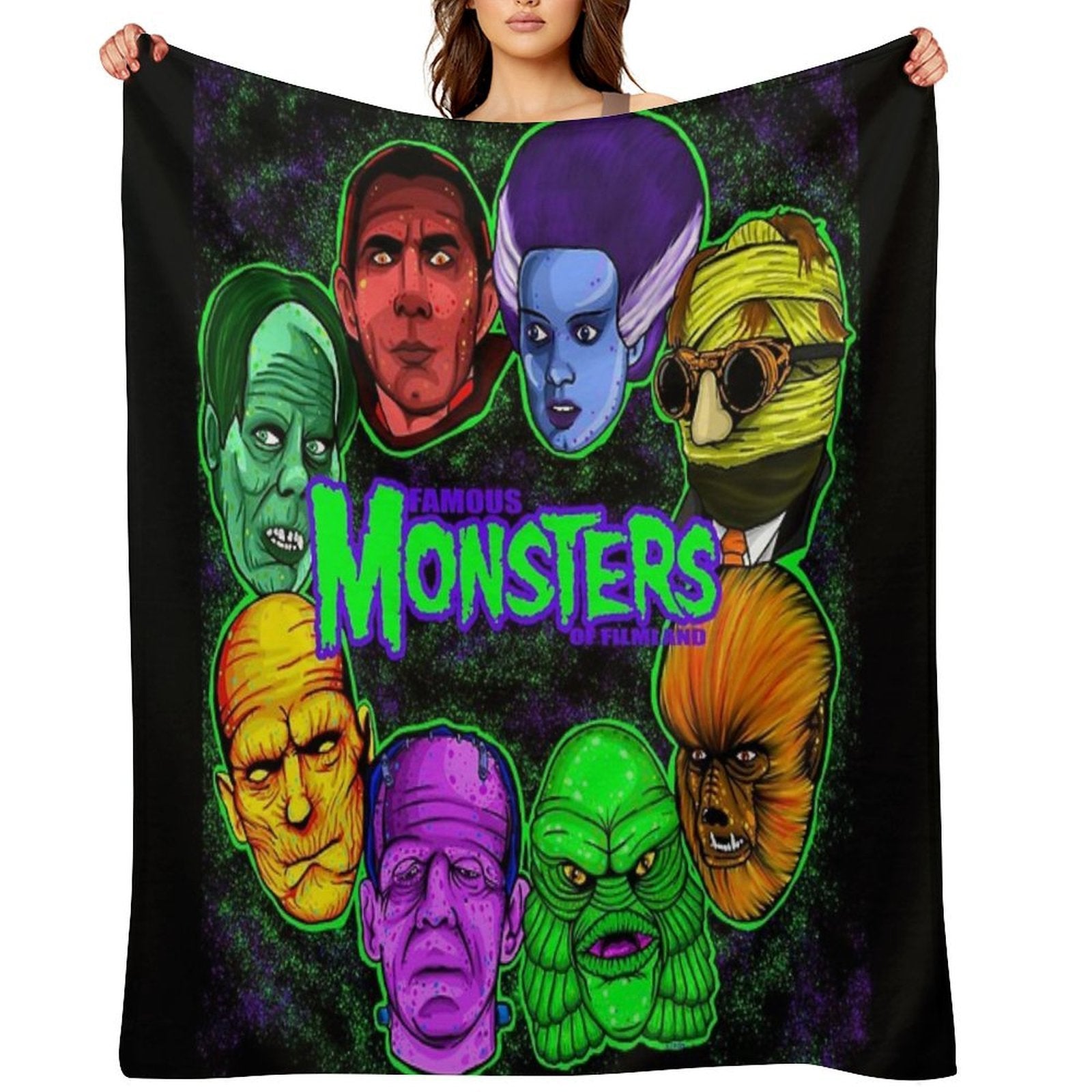 Famous Monsters of Filmland Comfort Throw Blanket