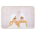 Morning with A Friend  High-Traffic Bath Mat