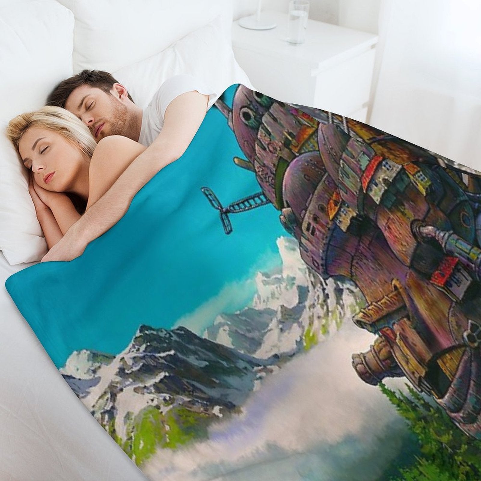 Stop at Star Lake Easy Care Throw Blanket