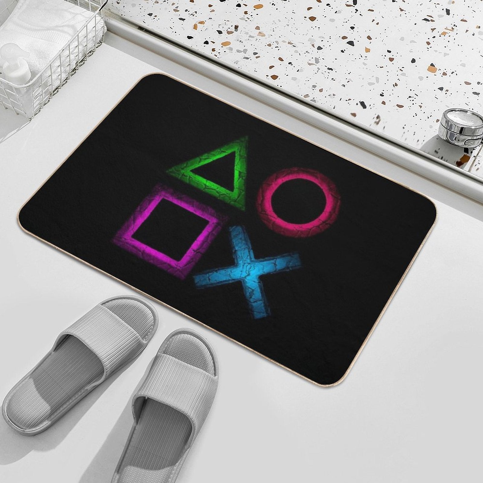 Buttons  Multi-Purpose Bath Mat