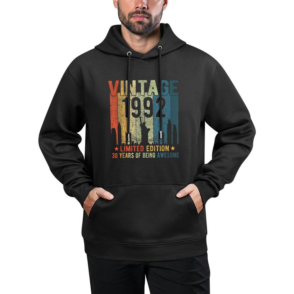30 Year Old Gifts Vintage 1992 Limited Edition 30th Birthday Adjustable Hood Hoodie