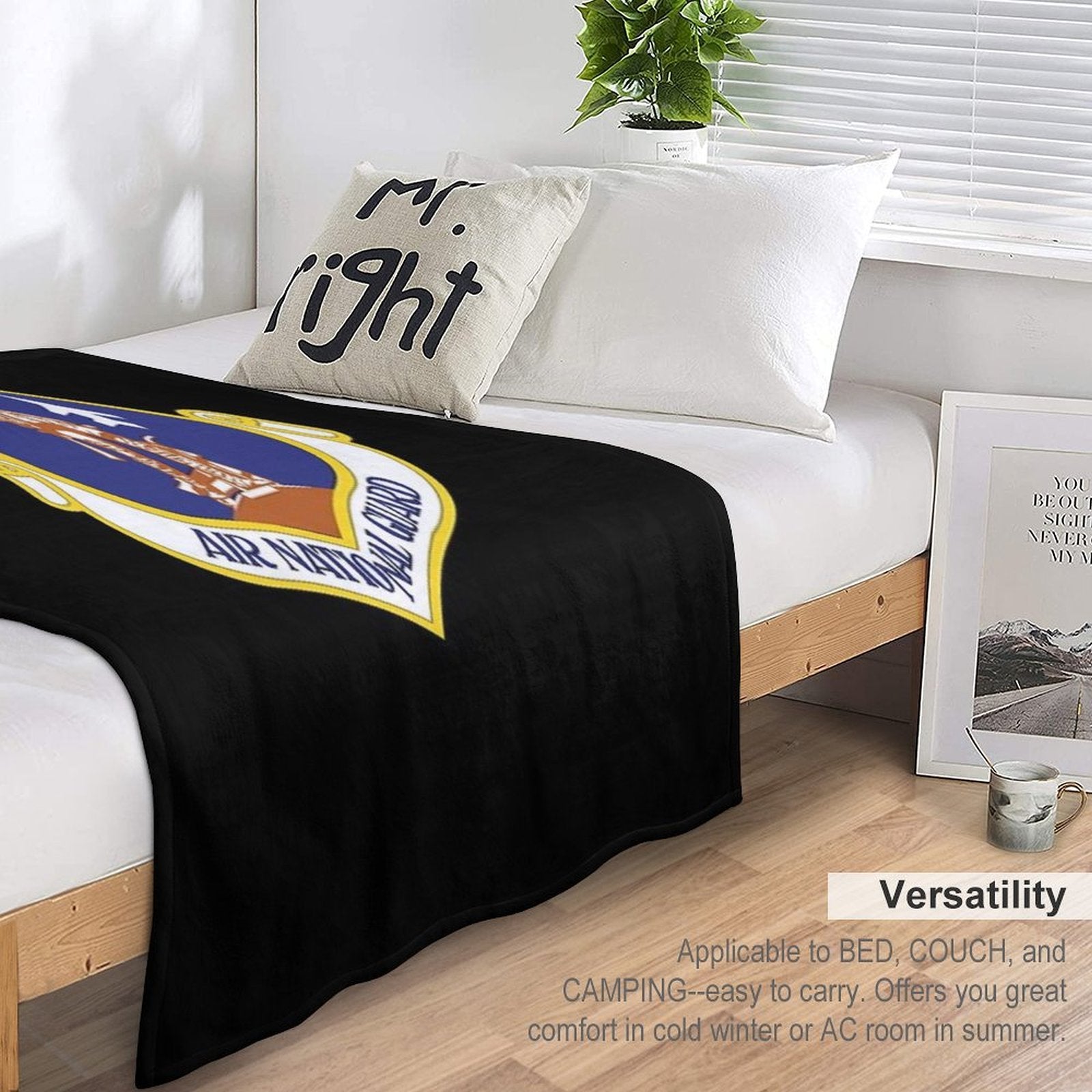 Air National Guard ANG Lightweight Throw Blanket