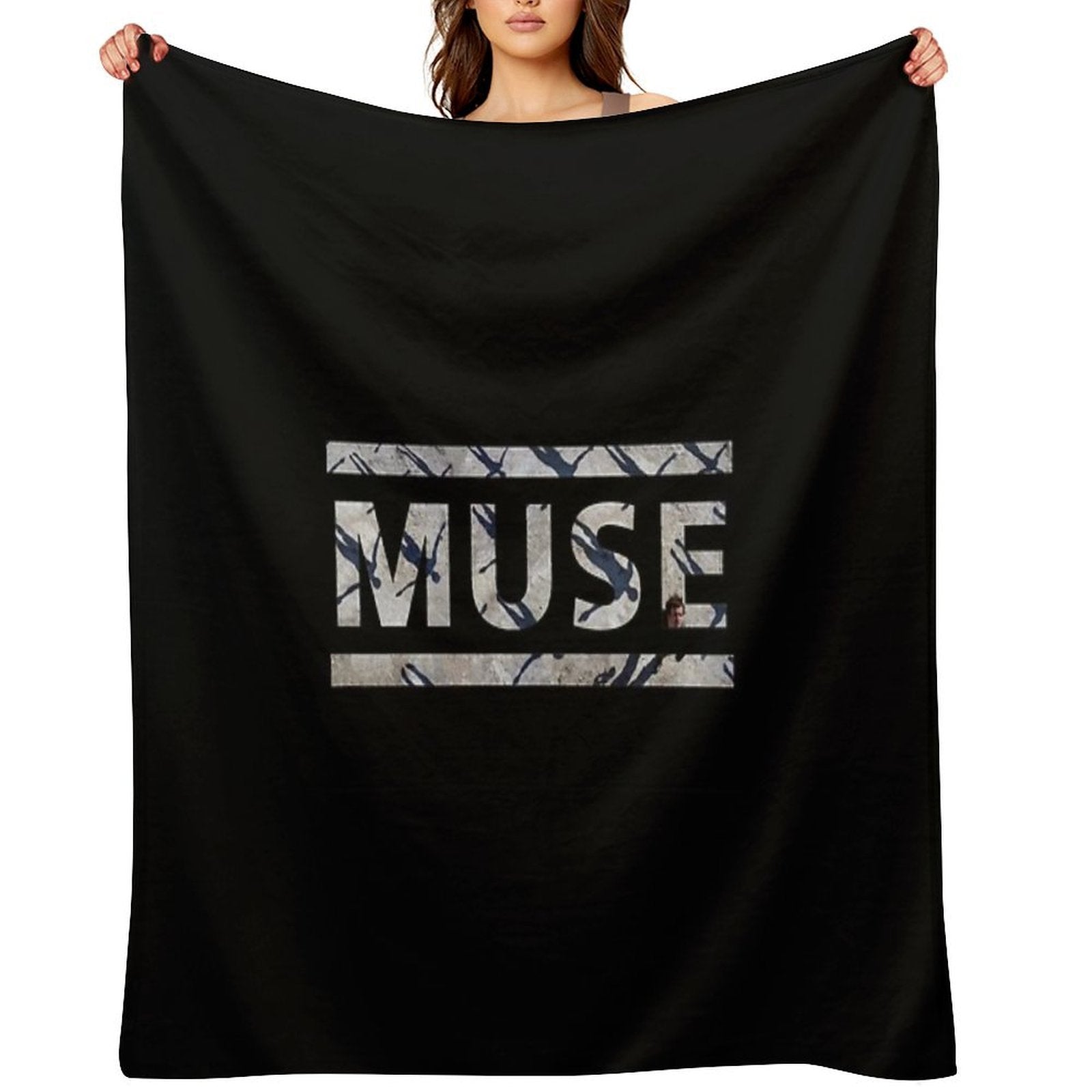 Absolution Muse Cover Logo Compact Throw Blanket