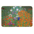 FLOWER GARDEN  by  GUSTAV KLIMT  Easy To Clean Bath Mat