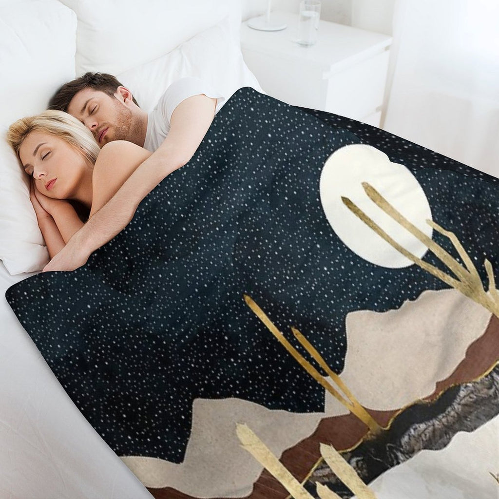 Desert View Quick-dry Throw Blanket