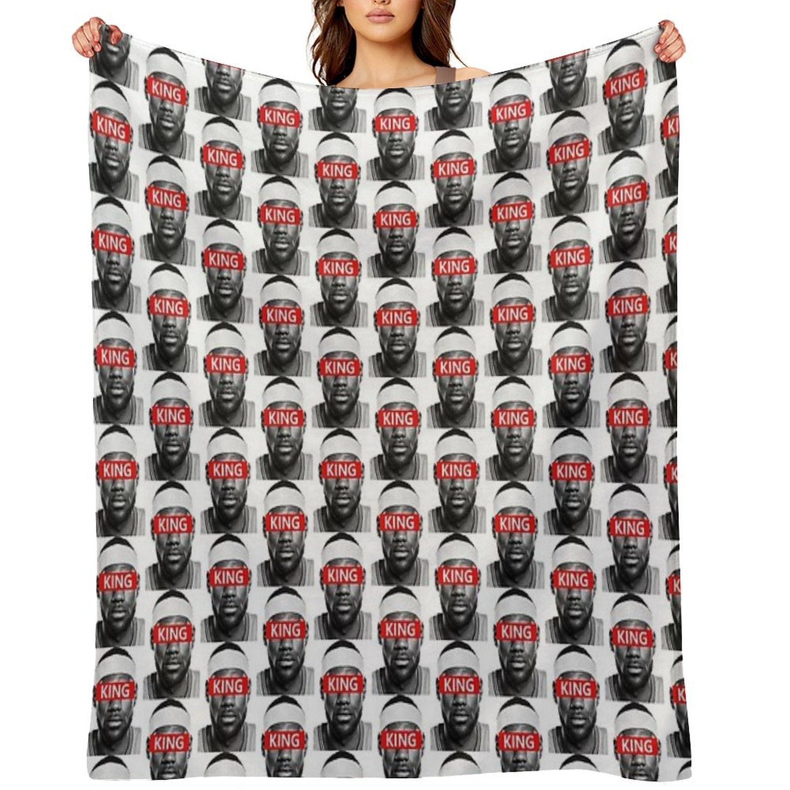 LeBron James - King Anti-pilling Throw Blanket