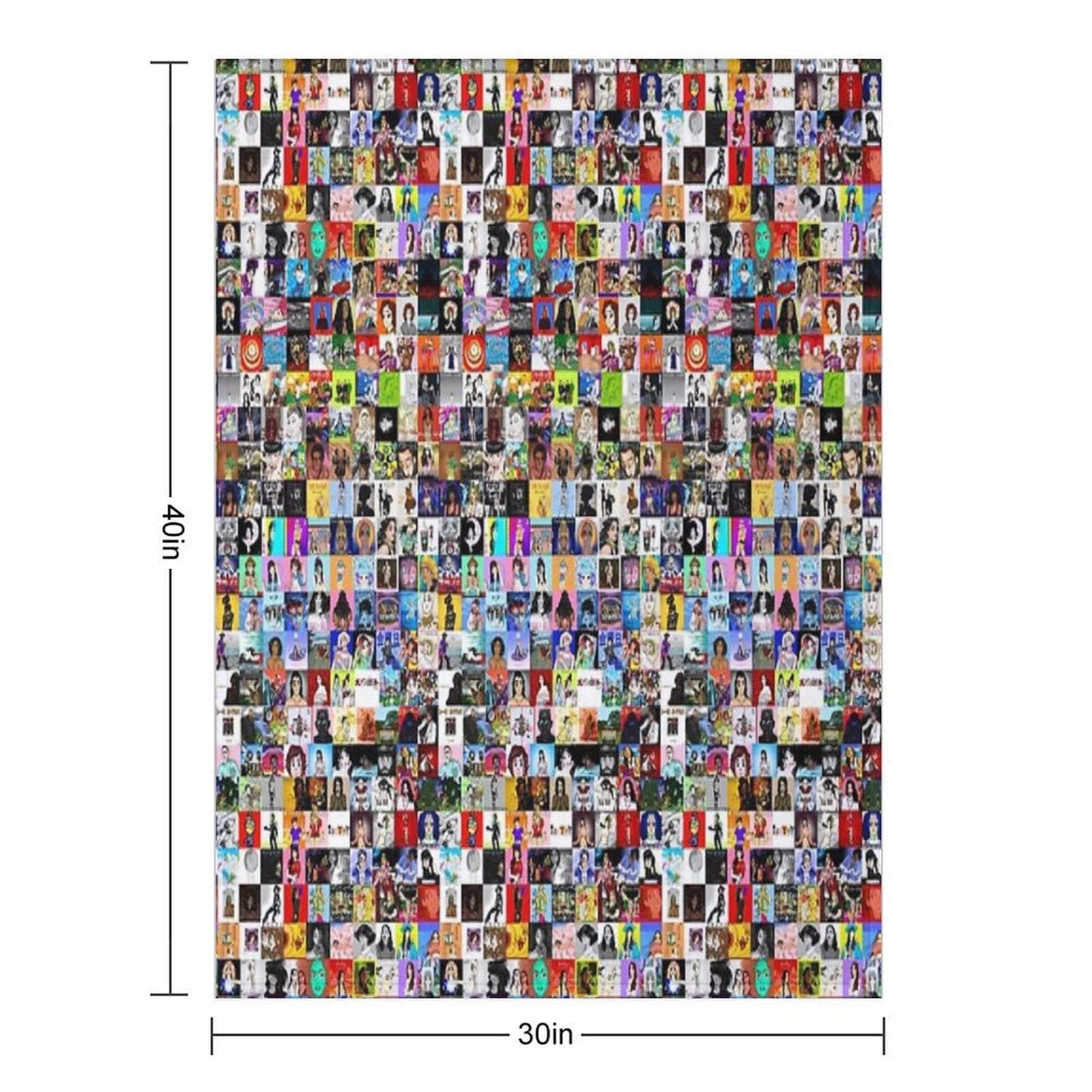 Ultimate Album Collage Velvety-soft Throw Blanket