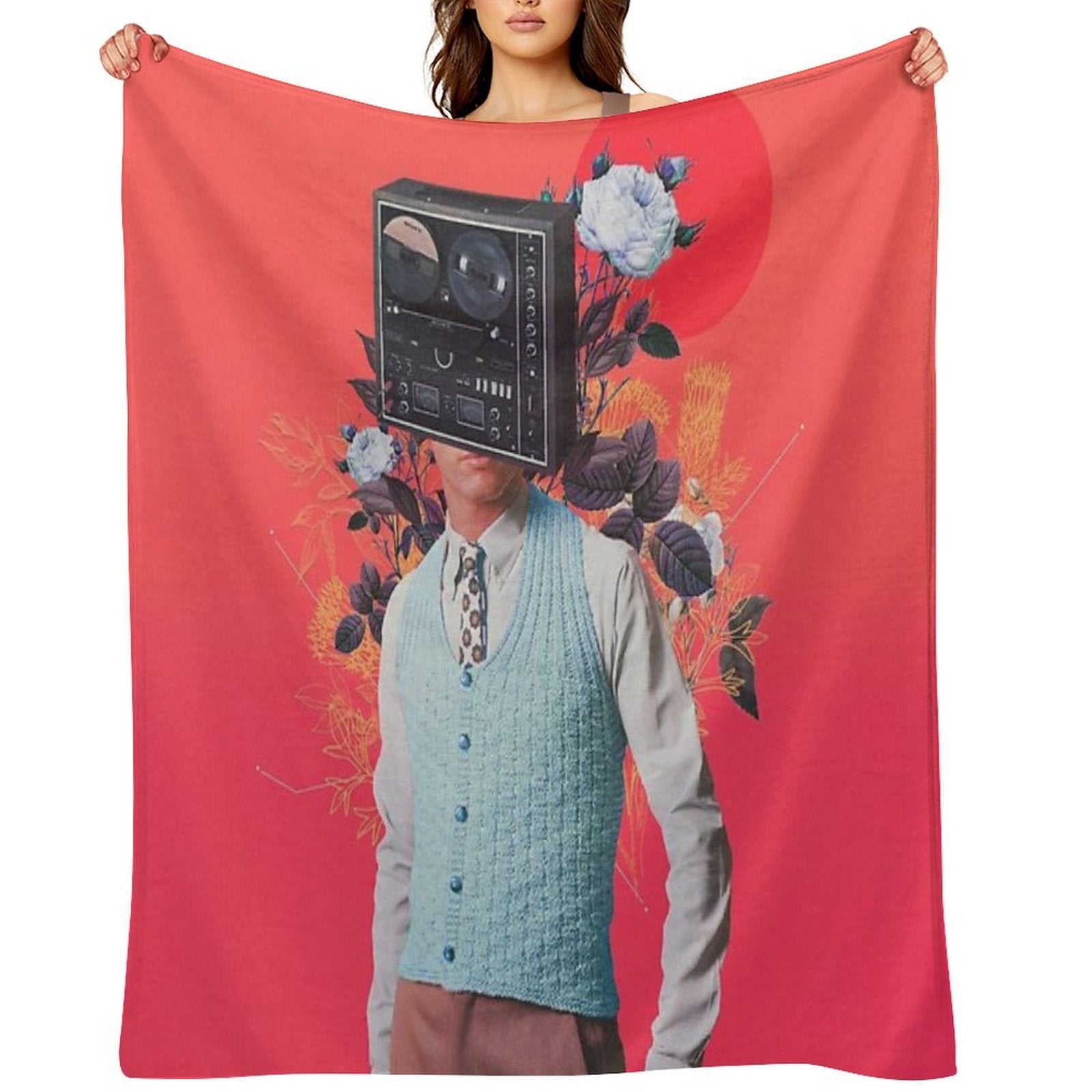Phonohead All-season Throw Blanket