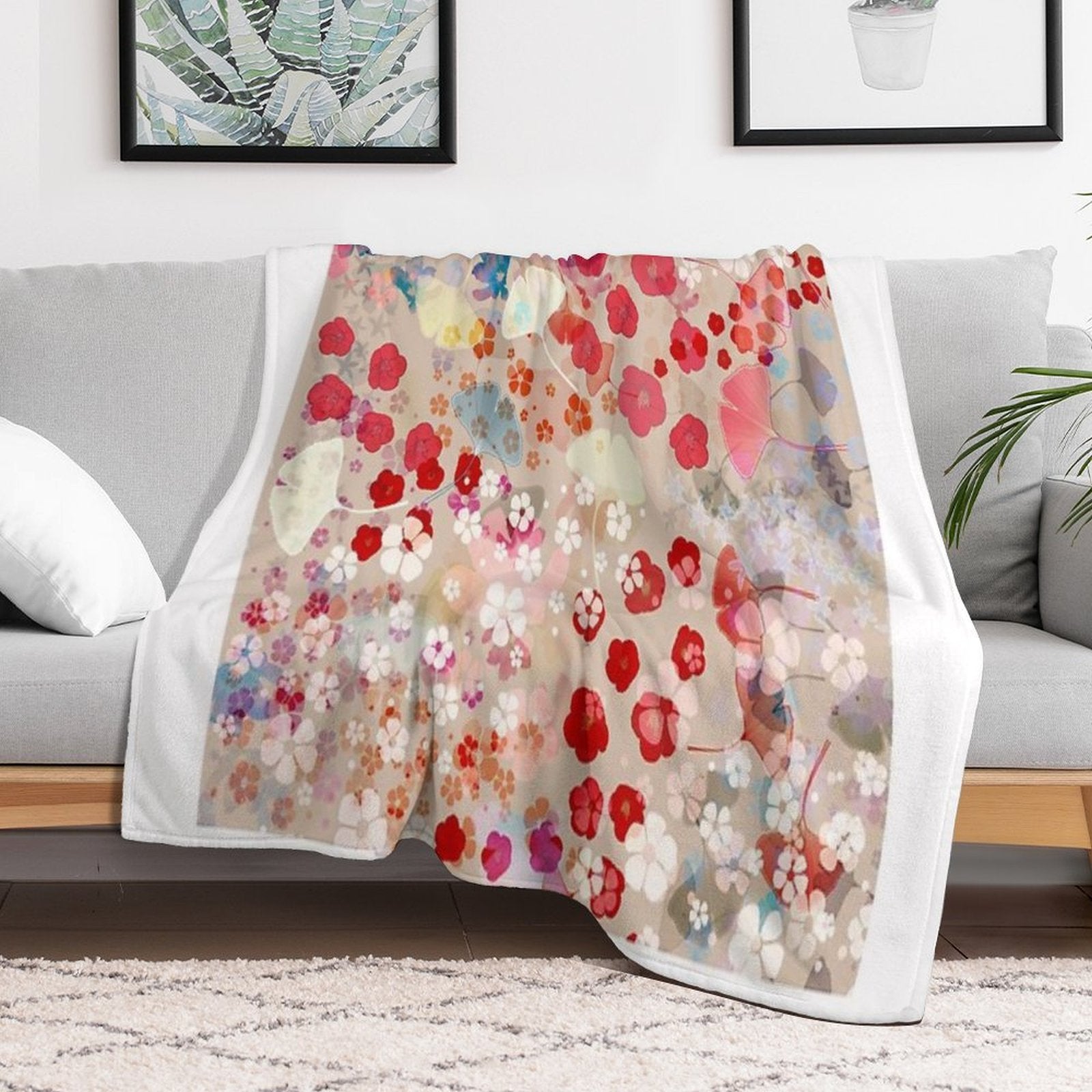 Blossom Compact Throw Blanket