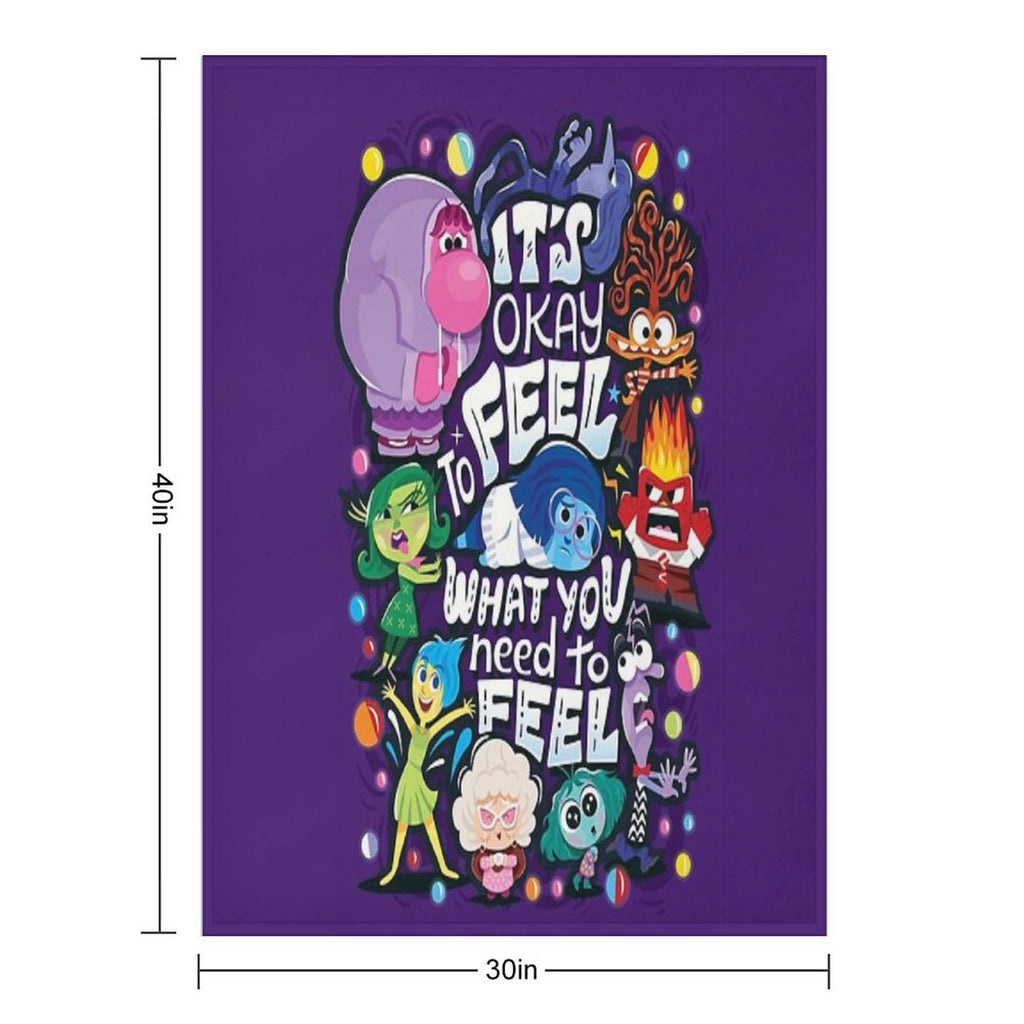 Feel What You Need to Feel Multi-functional Throw Blanket