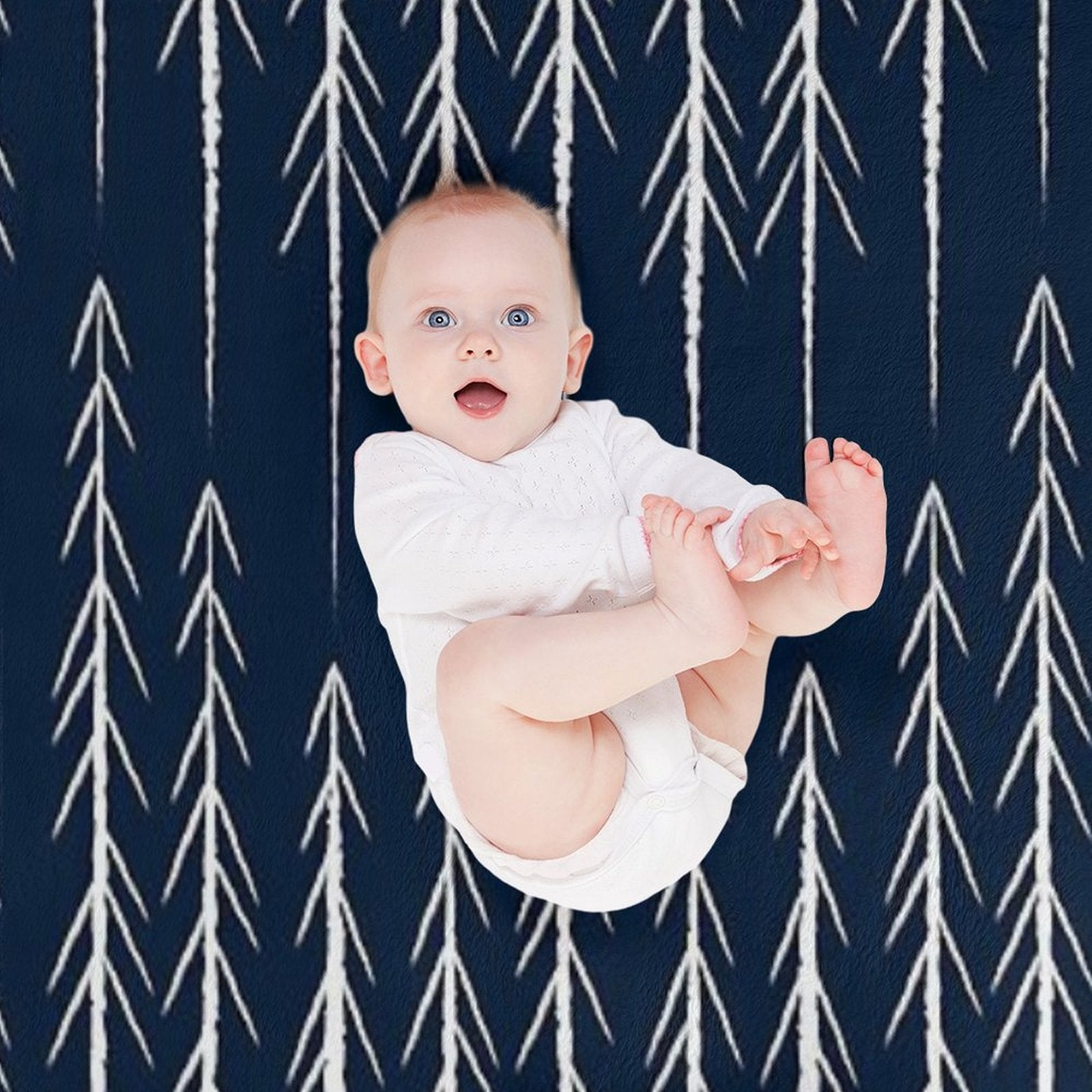 Pine Trees Machine-washable Throw Blanket