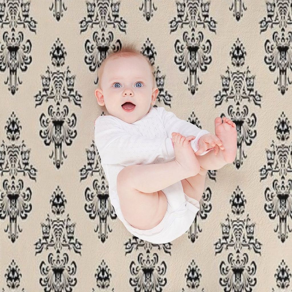 Haunted Mansion Wallpaper Hazelnut #Pastel Durable Throw Blanket