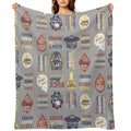 BONES - TV SHOW - COLOR COLLAGE Premium Throw Blanket