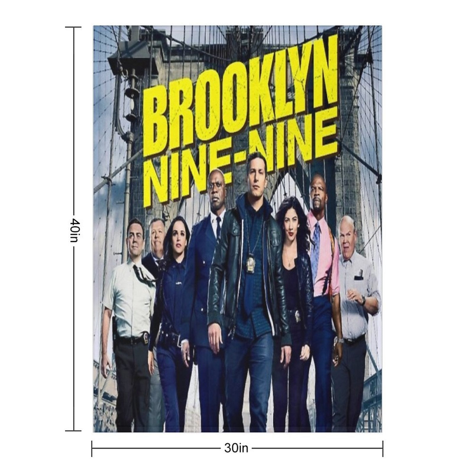 Brooklyn Nine Shrink-resistant Throw Blanket