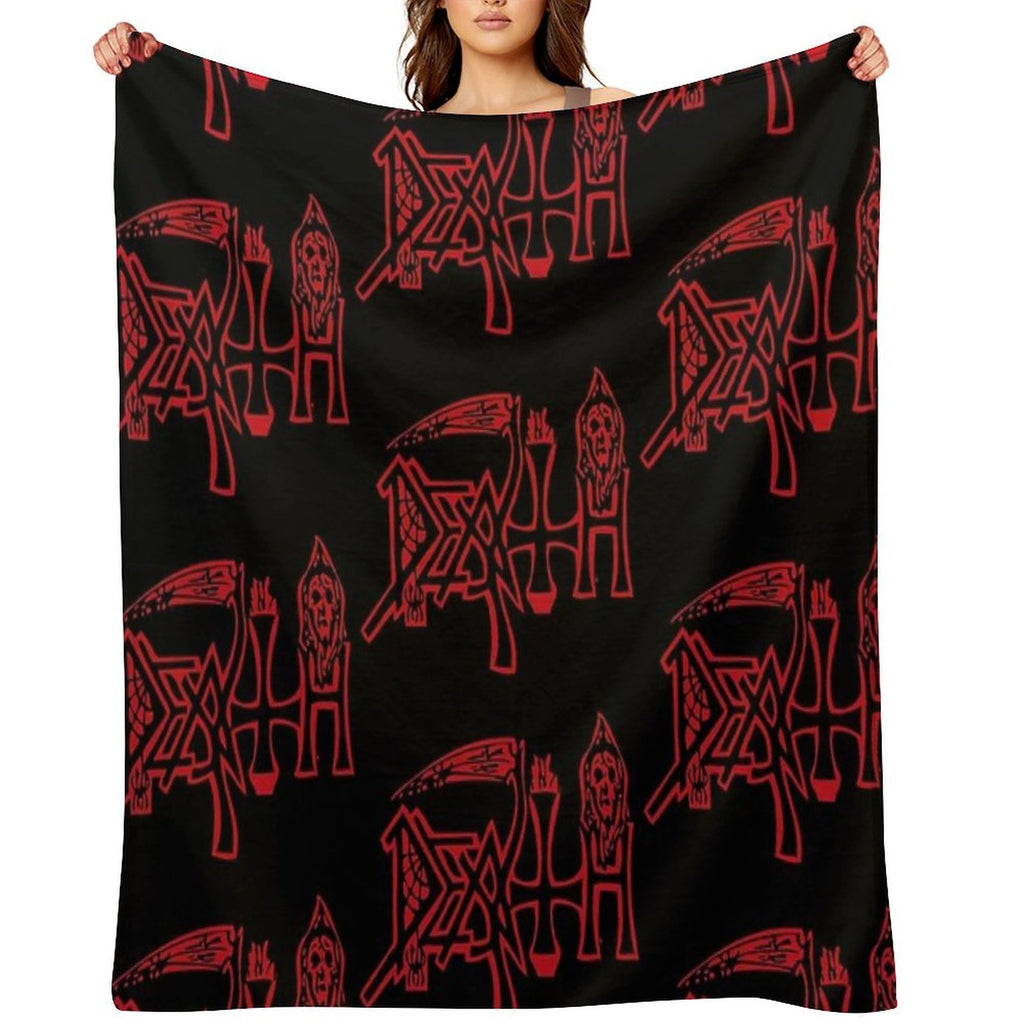 DEATH LOGO Compact Throw Blanket