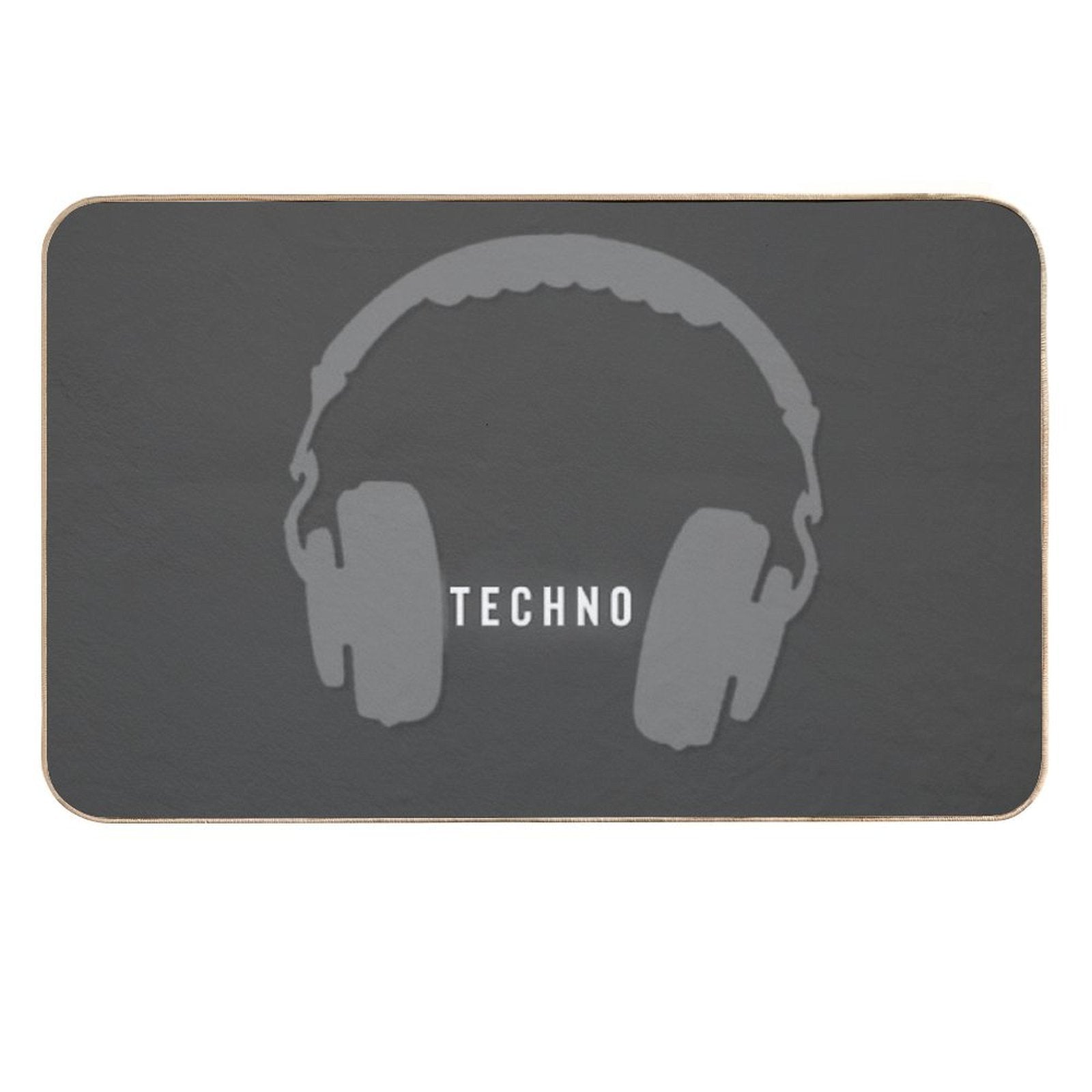 Techno Music  High-Traffic Bath Mat