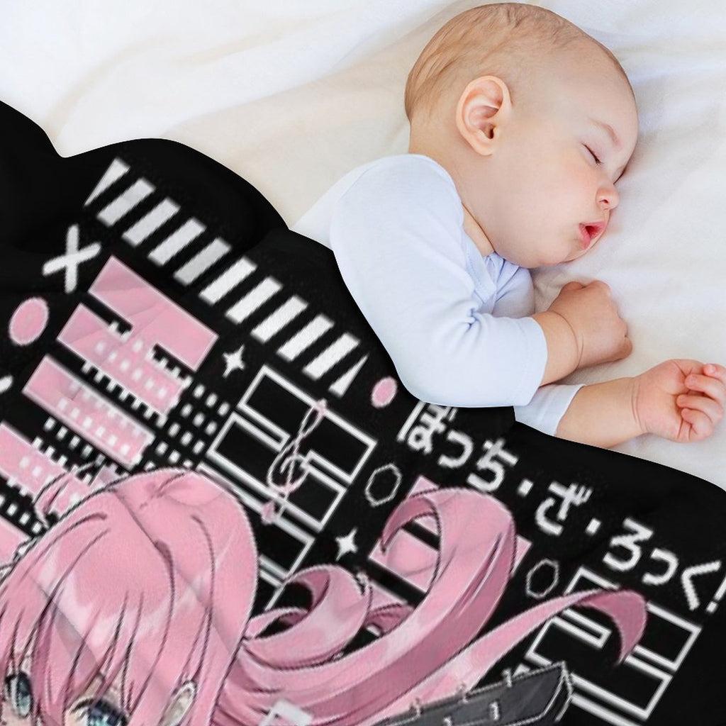 Bocchi The Rock Durable Throw Blanket