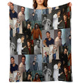 Liam Payne Collage Wrinkle-free Throw Blanket