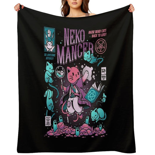 Nekomancer Gift-ready Throw Blanket