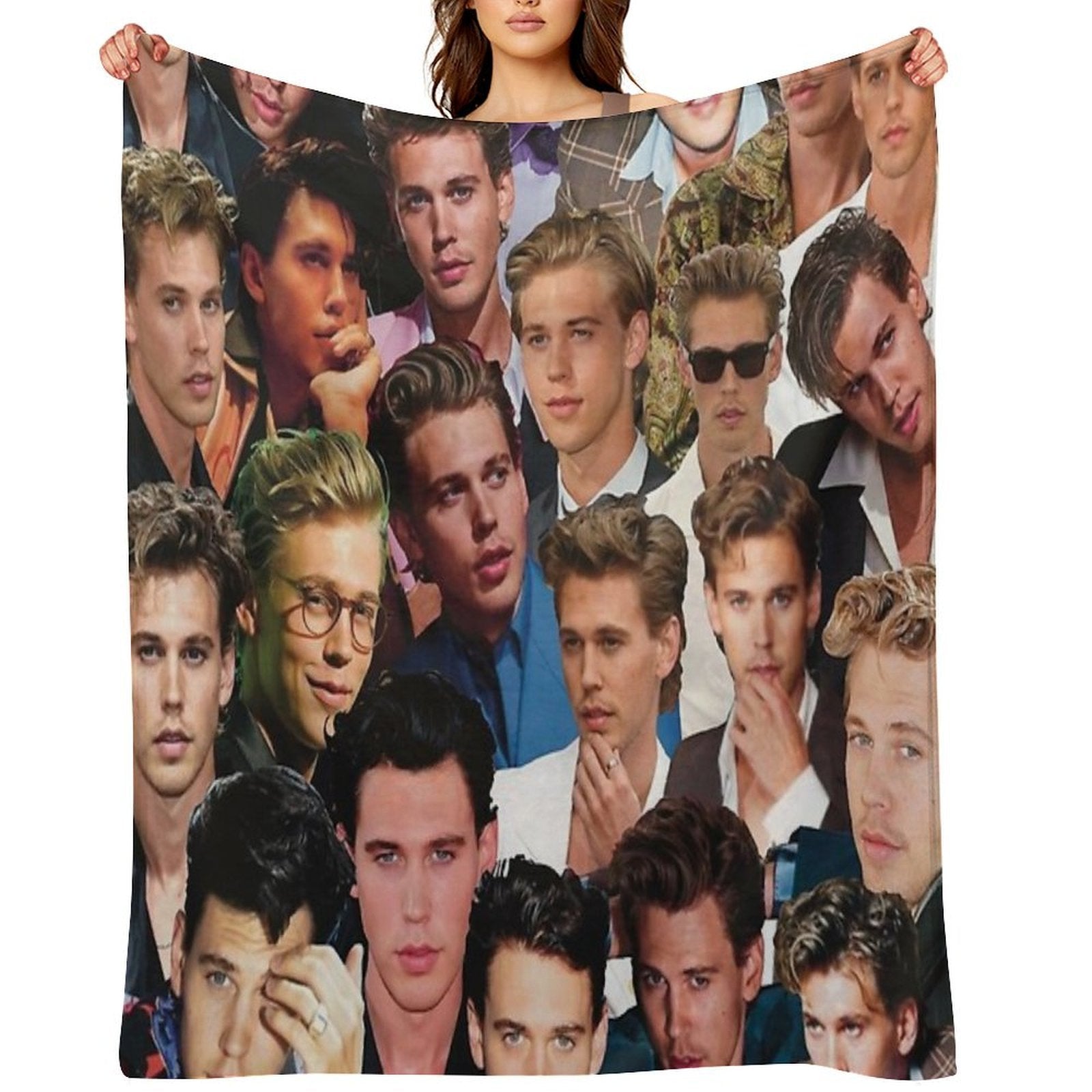 Austin Butler Photo Collage Premium Throw Blanket