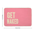 Get Naked - Pink And Peach  Toxin-Free Bath Mat