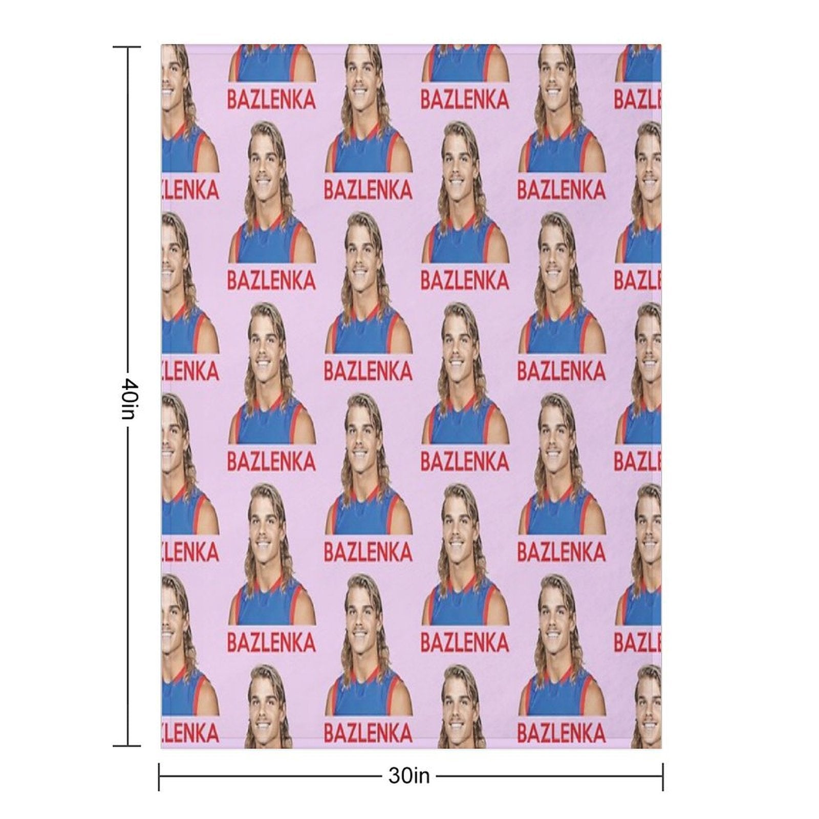 Bailey Smith - Bazlenka Machine-washable Throw Blanket