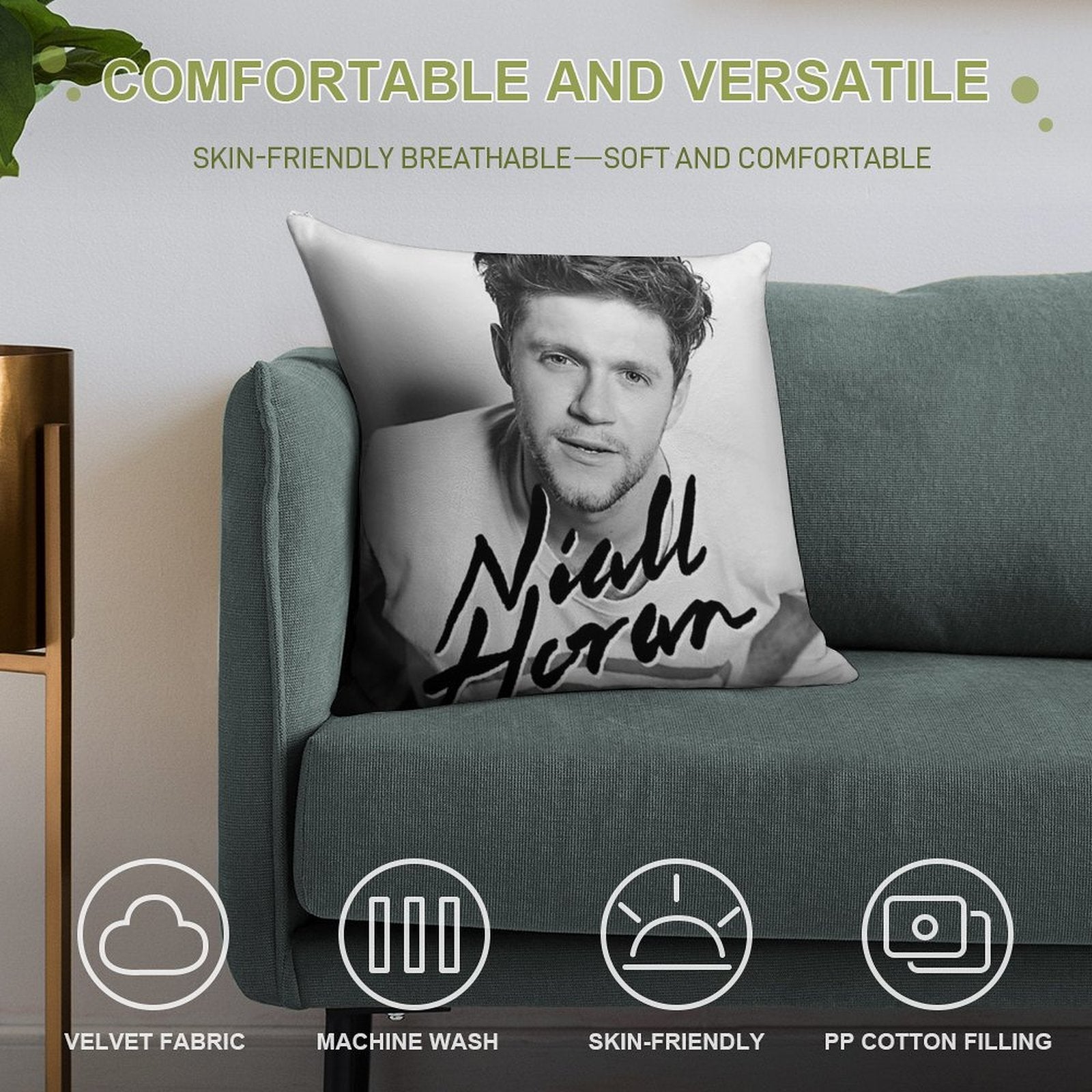 Fournal Niall North American Tour Soft Multiple Sizes Throw Pillow