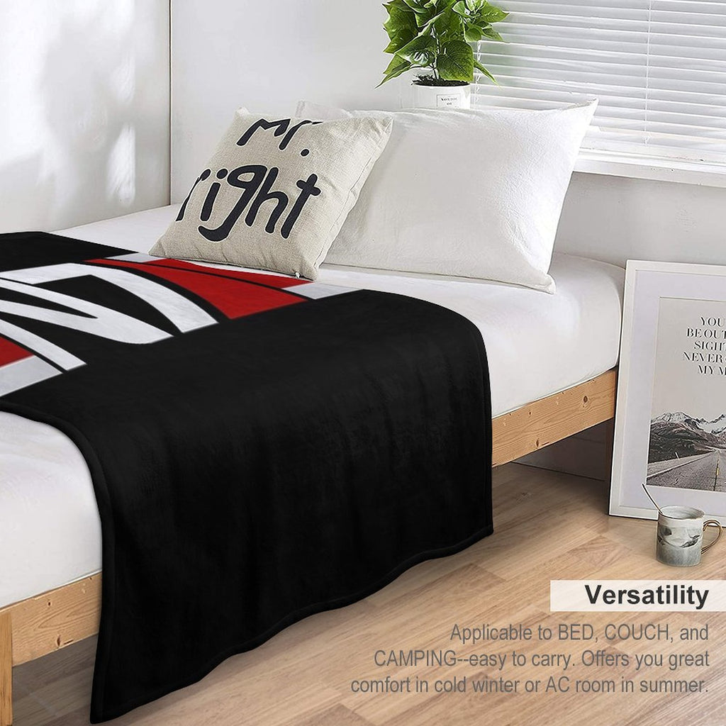 Mass Effect Horizontal N7 Wrinkle-free Throw Blanket