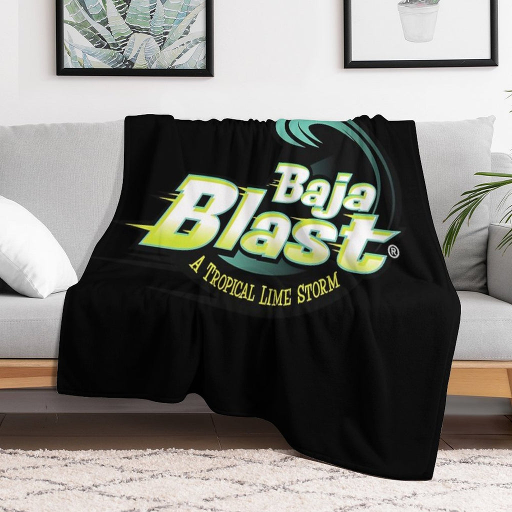 Baja Blast Plain Logo Compact Throw Blanket