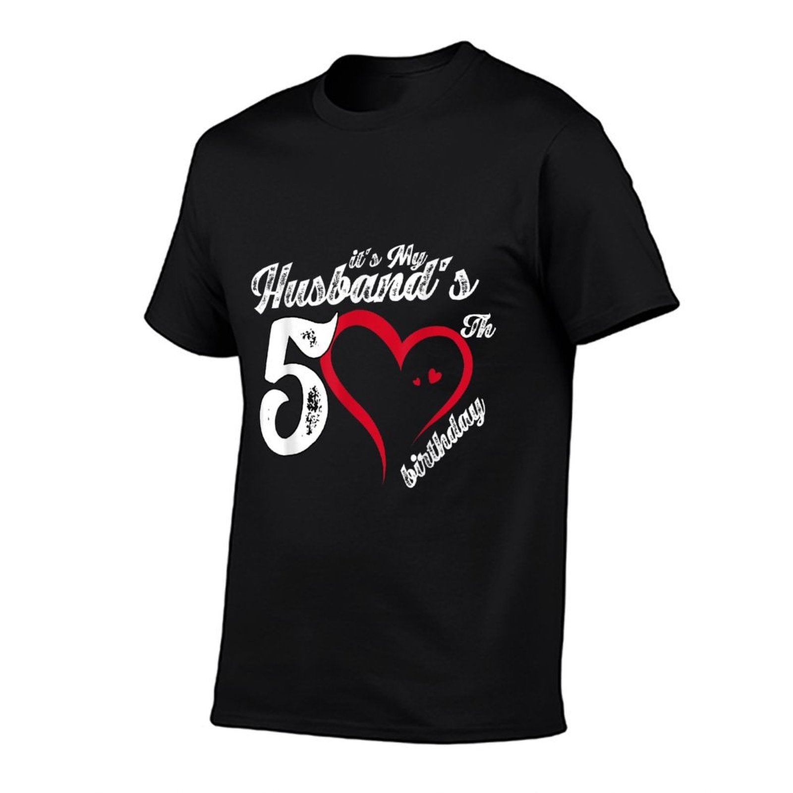 It&#39;s My Husband&#39;s 50th Birthday Vintage 50th Birthday  High-quality Stitching T-Shirt