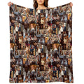 Brooklyn Nine Nine Collage Plush Throw Blanket