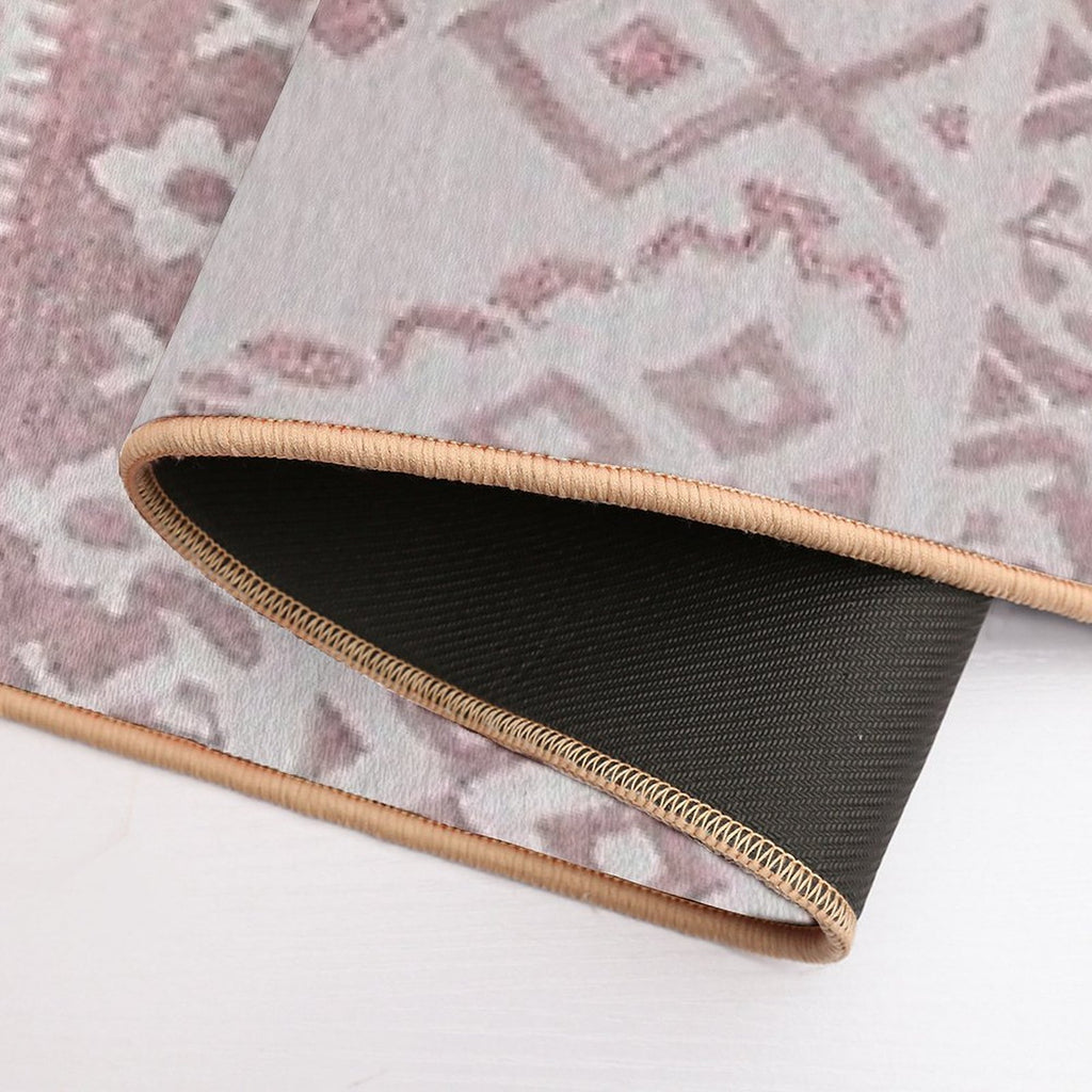 Bohemian Design Throw Pillow  Fade-Resistant Bath Mat