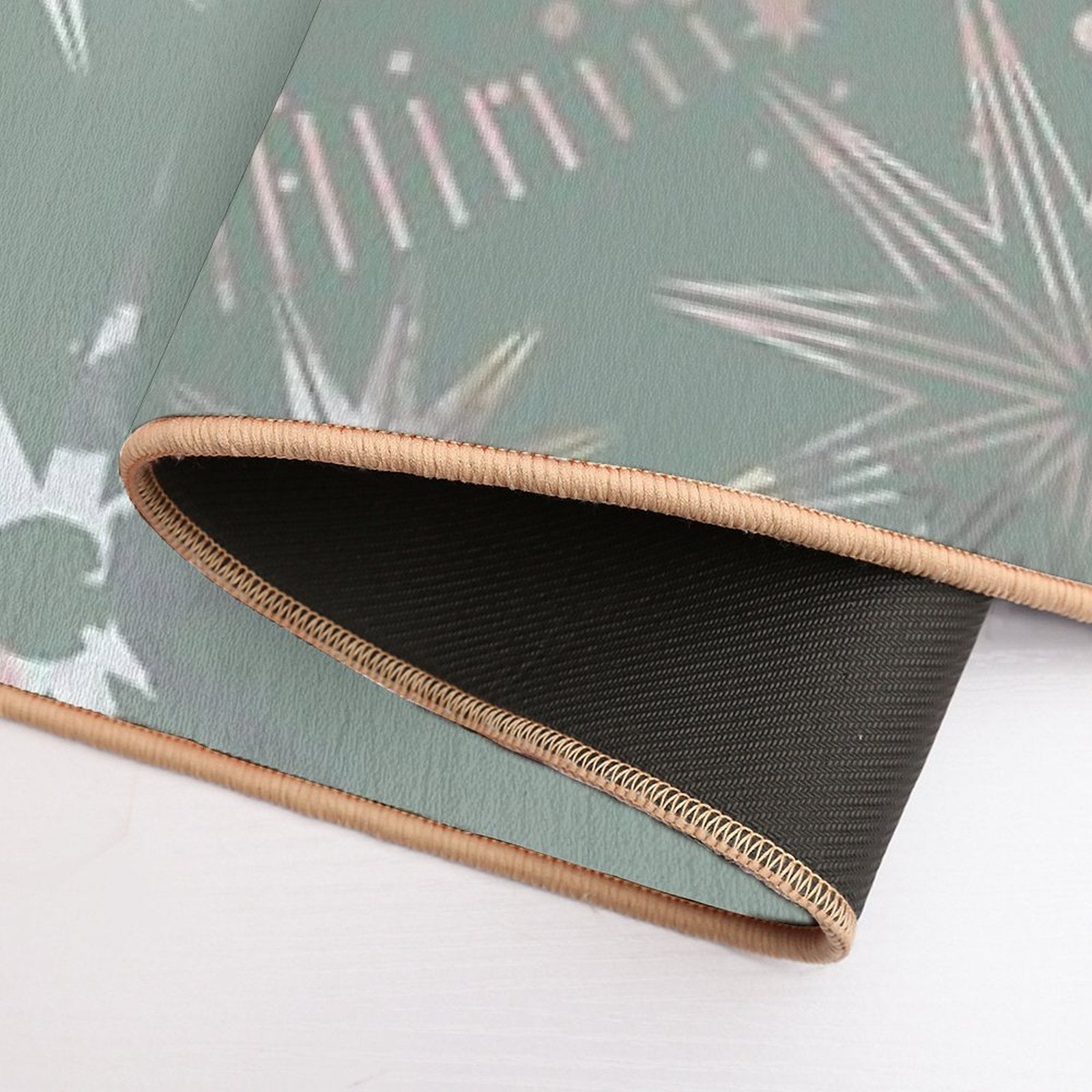 Mystic Green Moon  Versatile Bath Mat