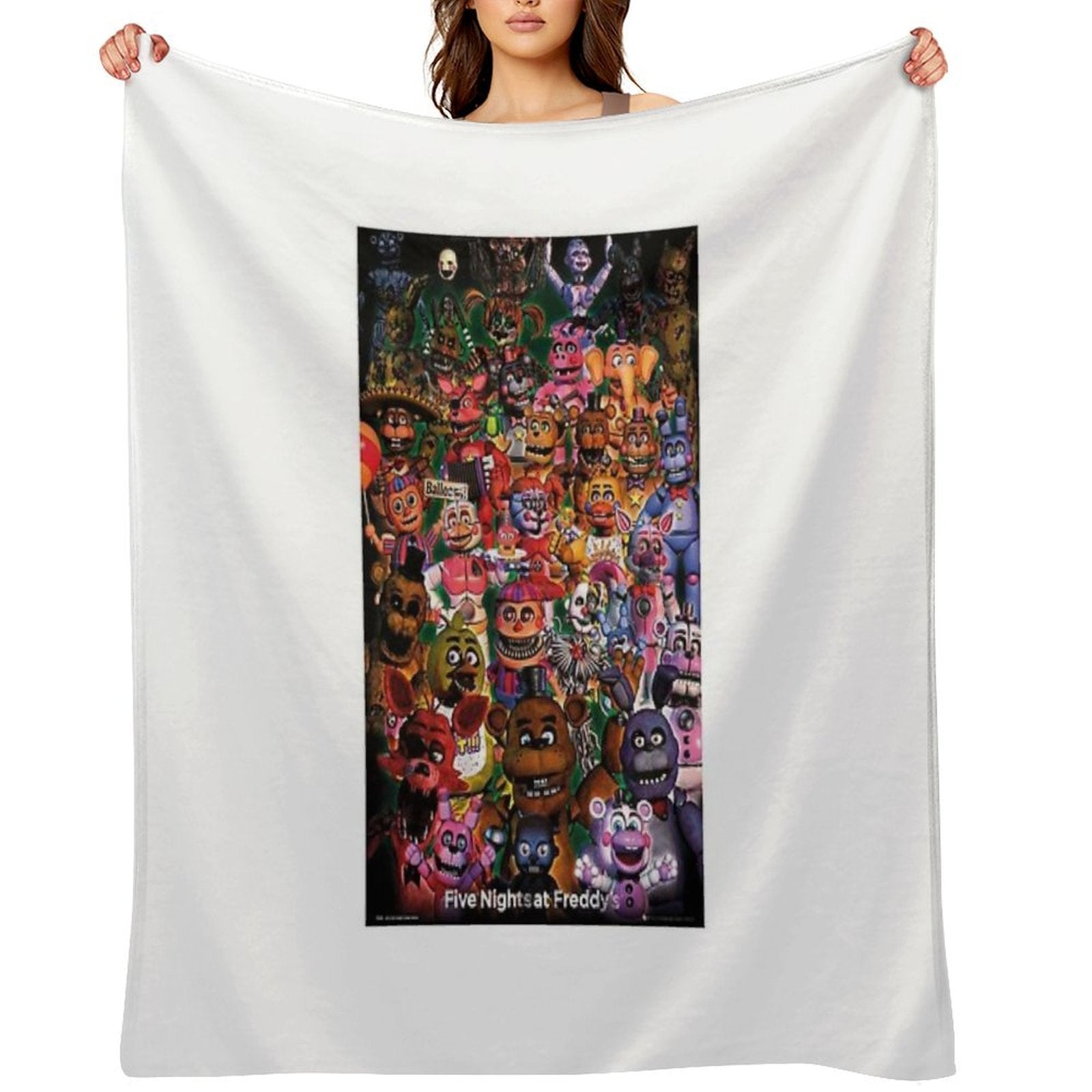 Five Nights At Freddys Velvety-soft Throw Blanket