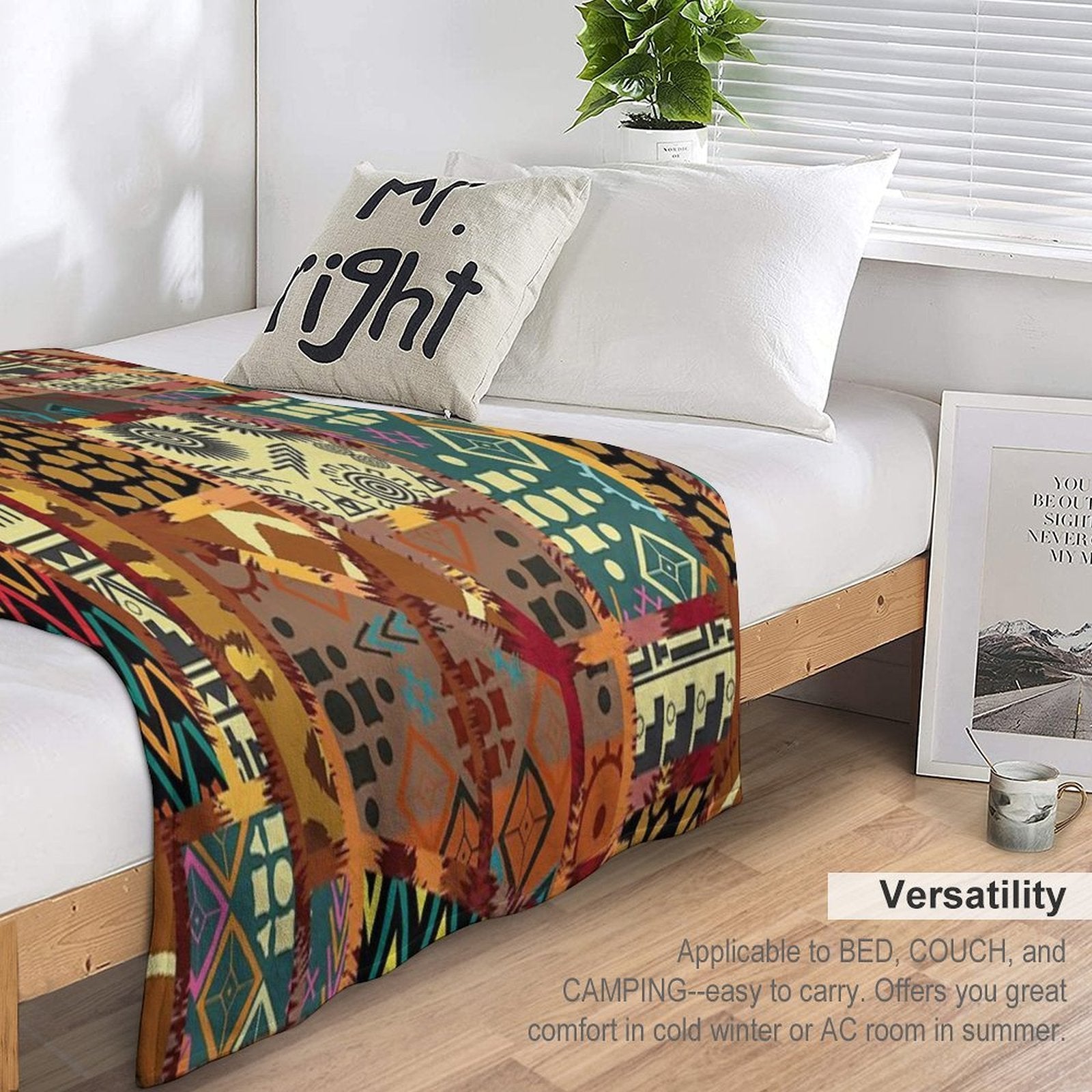 Vintage Quilted Pattern 2 Lightweight Throw Blanket
