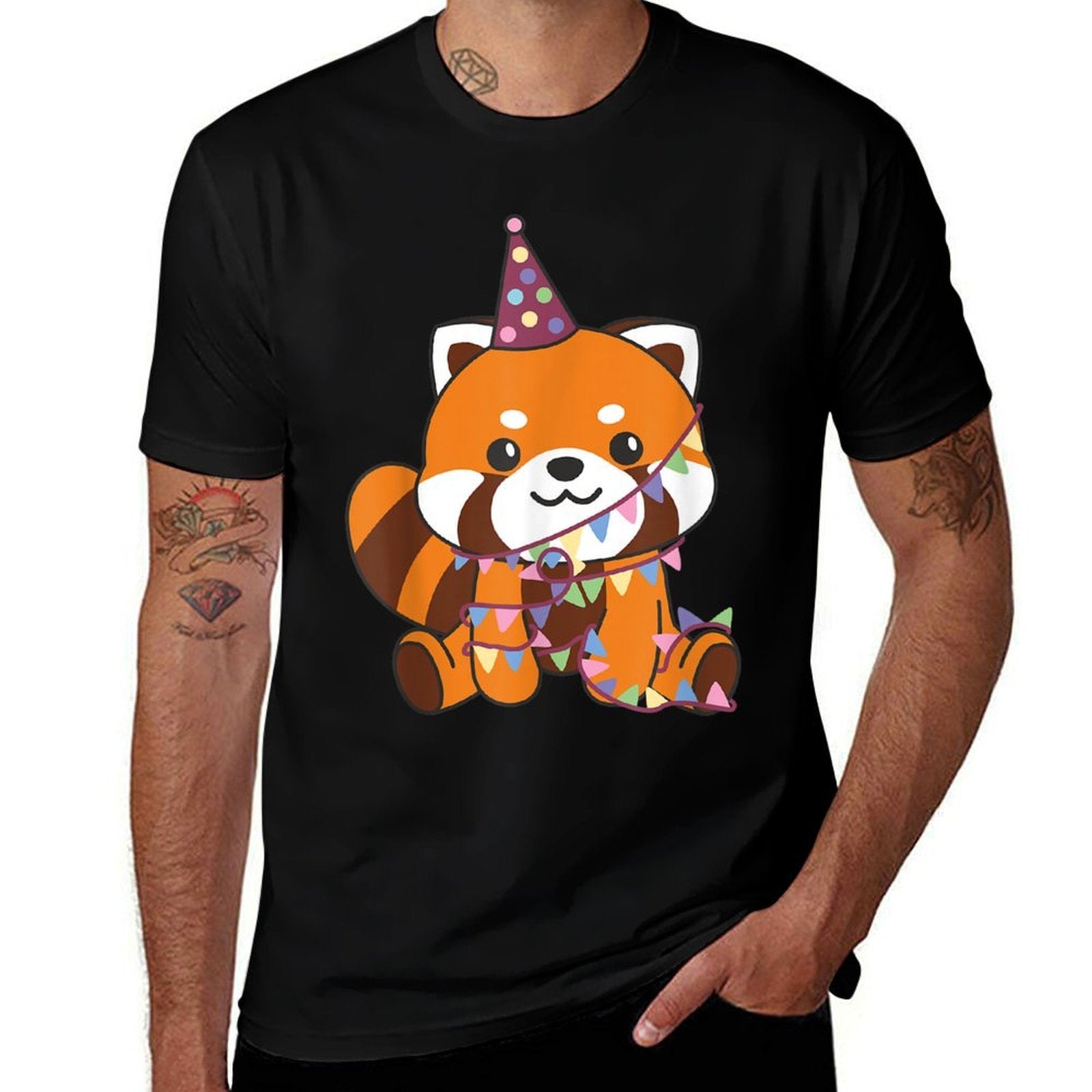 Red Panda Birthday for Children A Birthday Red Panda  Relaxed-fit T-Shirt